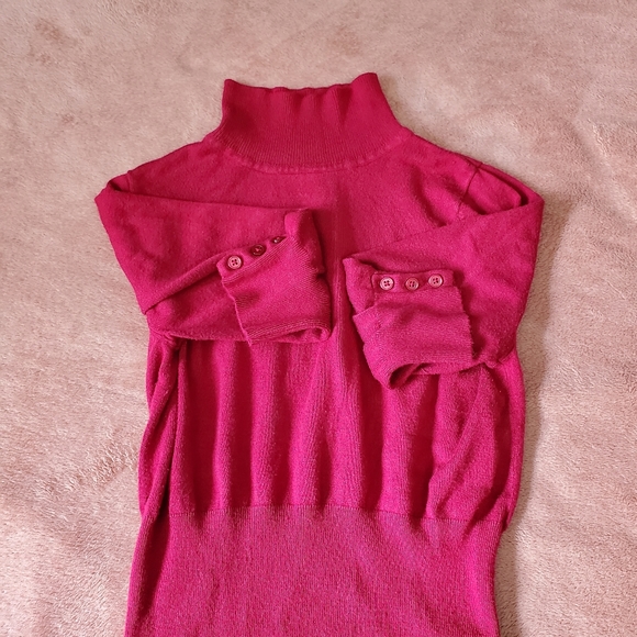 Express Sweater Turtle Neck Ladies Concept Red Small - Picture 9 of 11